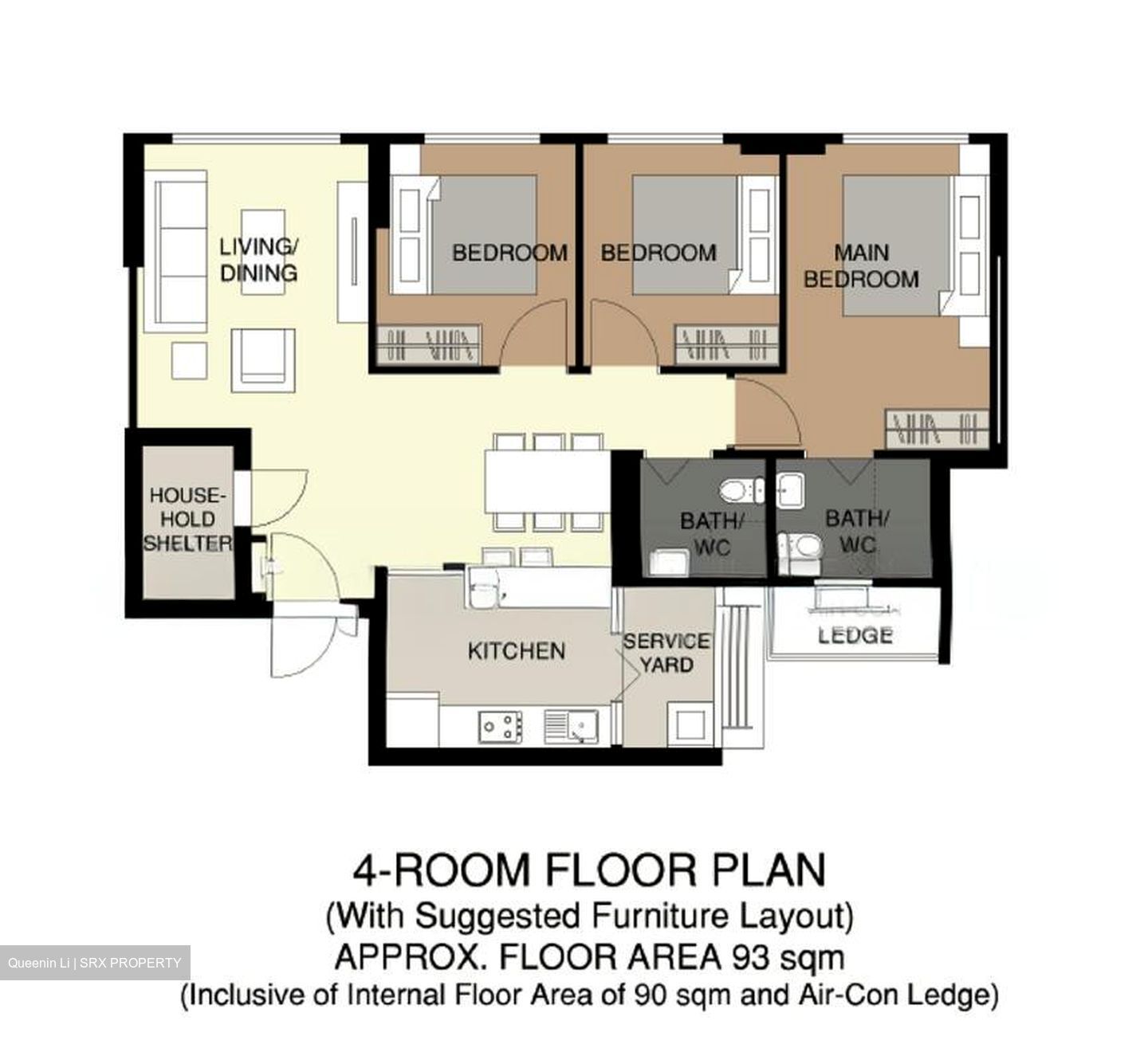 Blk 438C Punggol Point Crown (Punggol), HDB 4 Rooms #495676431